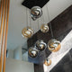 s.luce Orb Glaskugel Hängelampe 150cm Aufhängung Schwarz