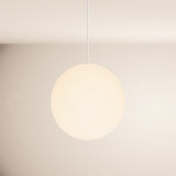 Orb glass ball pendant lamp