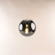 s.luce Orb glass ball pendant light in stylish black, modern pendant light for beautiful room design.
