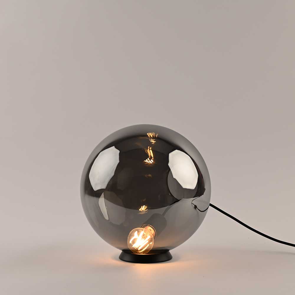 Orb glass ball table lamp