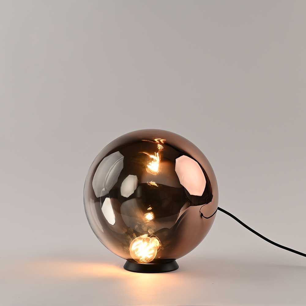 Orb glass ball table lamp