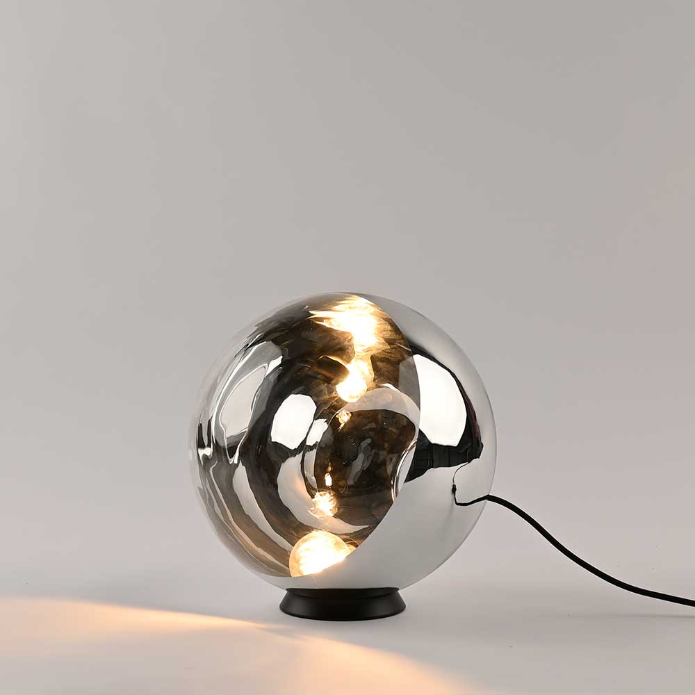 Orb glass ball table lamp