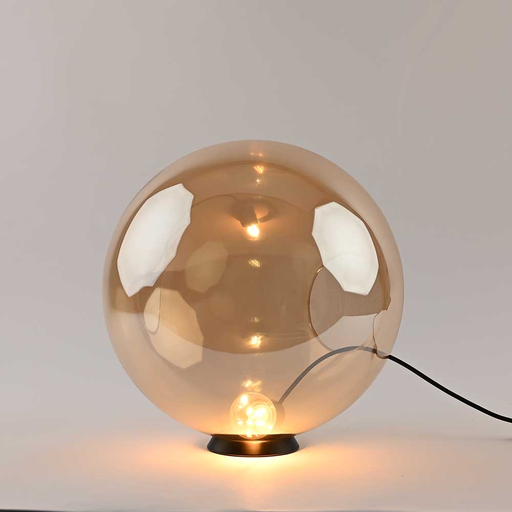 s.luce Orb bordslampa med glasglob