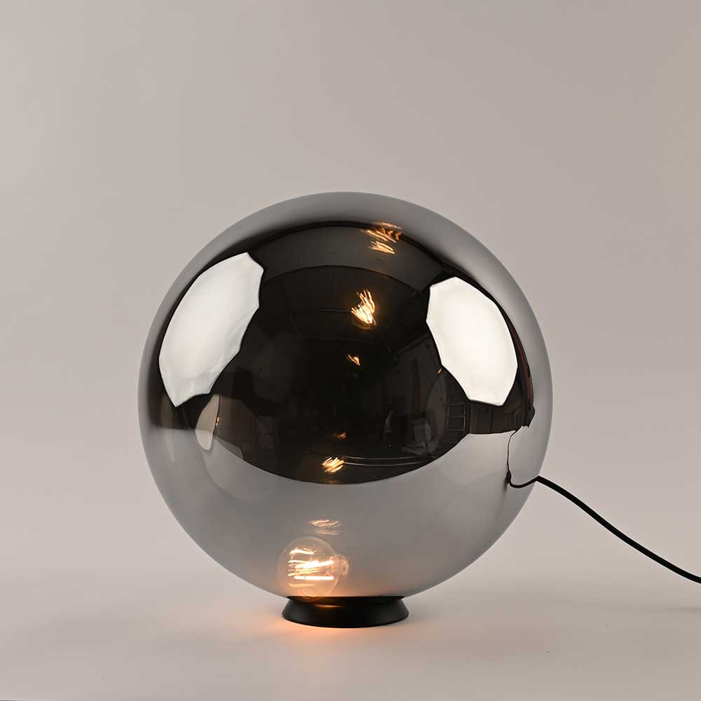 Orb glass ball table lamp