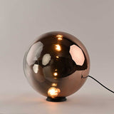 Orb glass ball table lamp