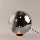 Orb glass ball table lamp