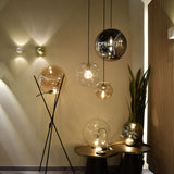 Orb glass ball table lamp