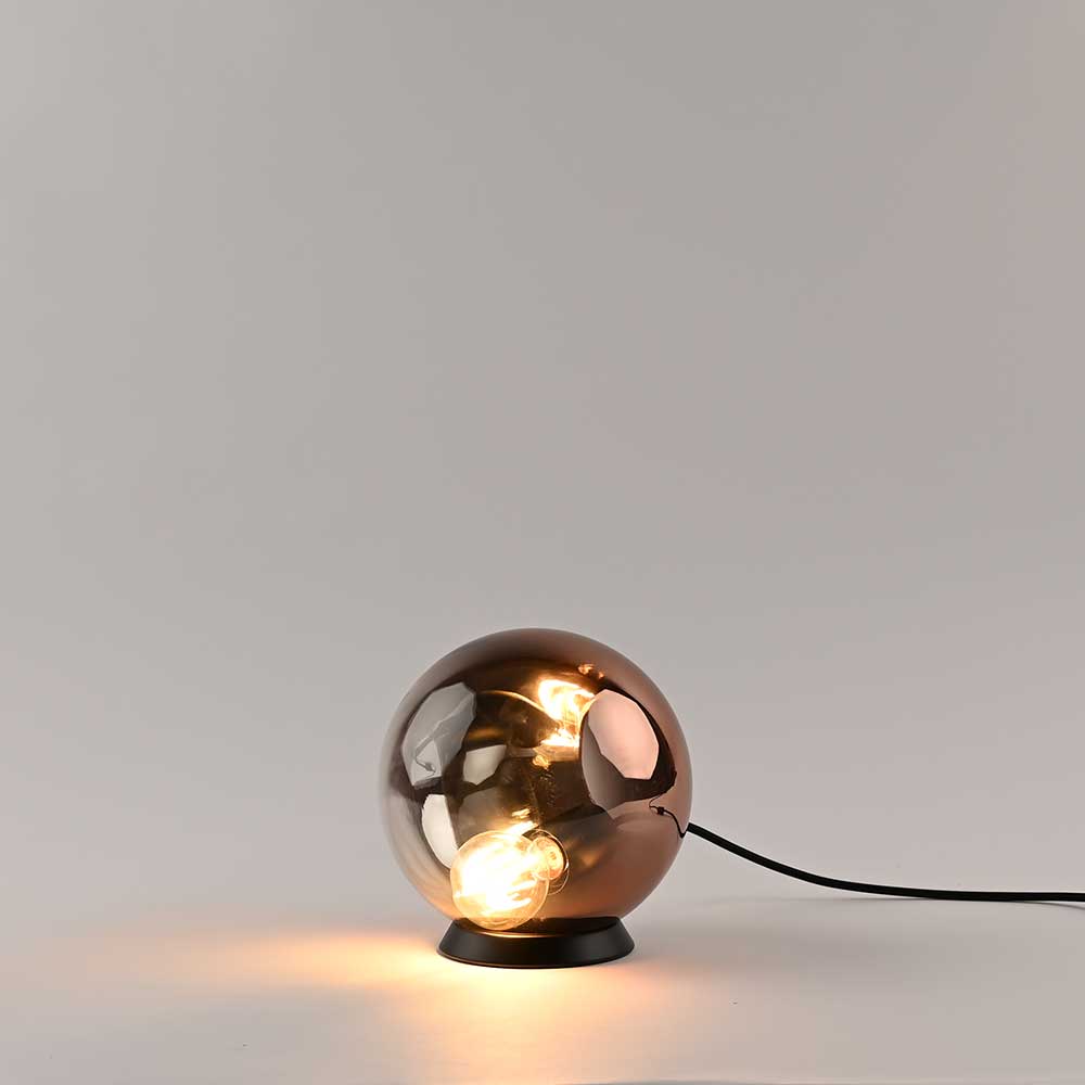 s.luce Orb bordlampe med glaskugle