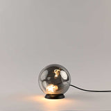 Orb glass ball table lamp