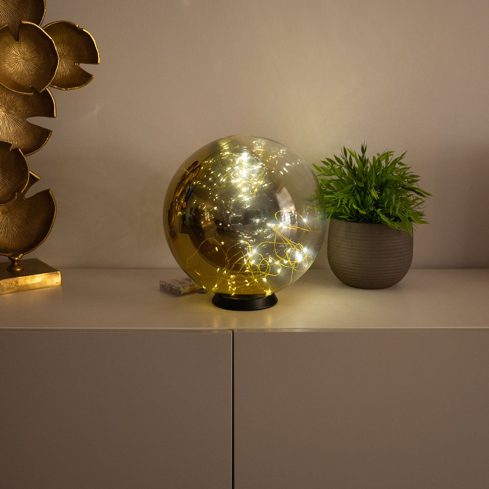 s.luce Orb LED decoratieve lamp glazen bol ornament