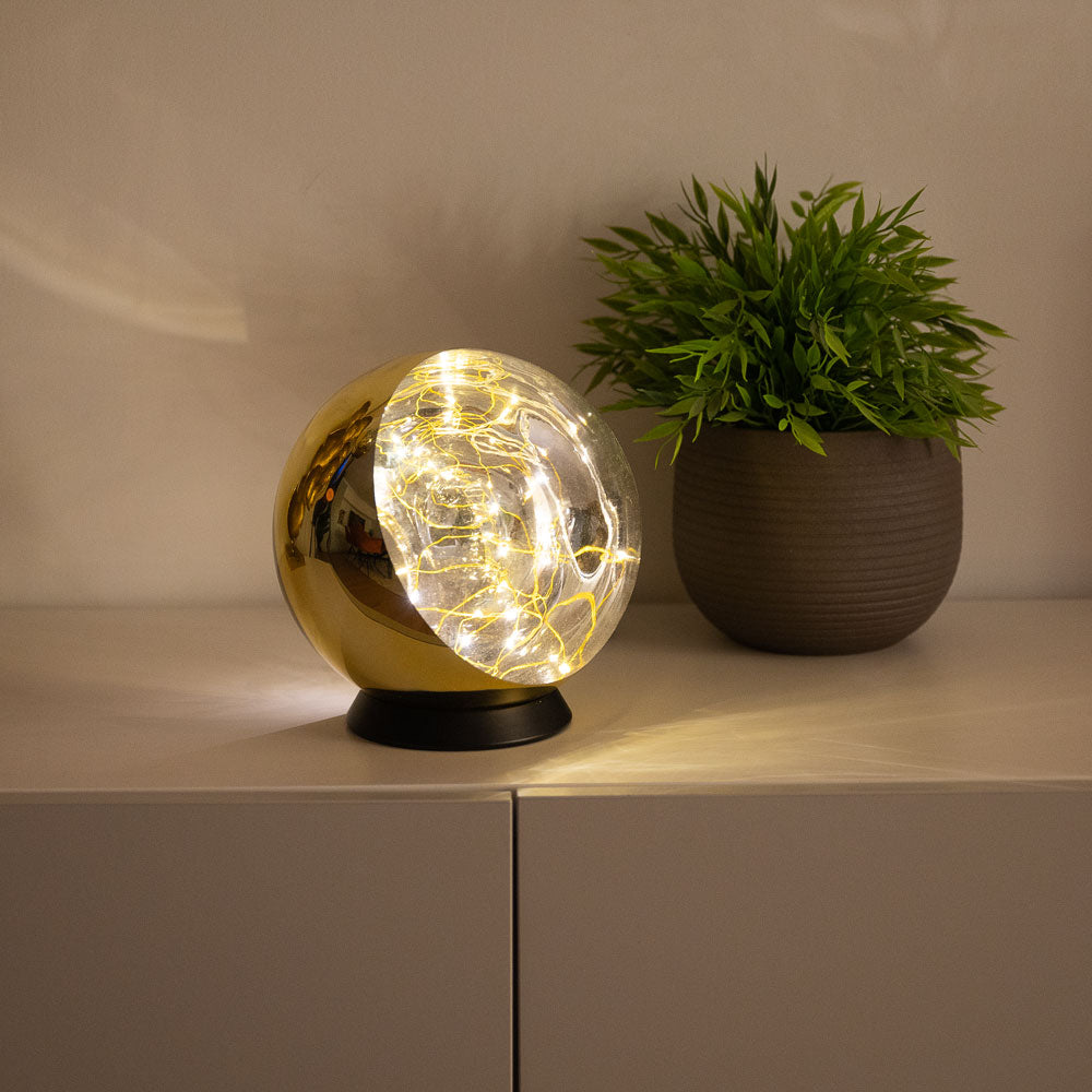 s.luce Orb LED decoratieve lamp glazen bol ornament