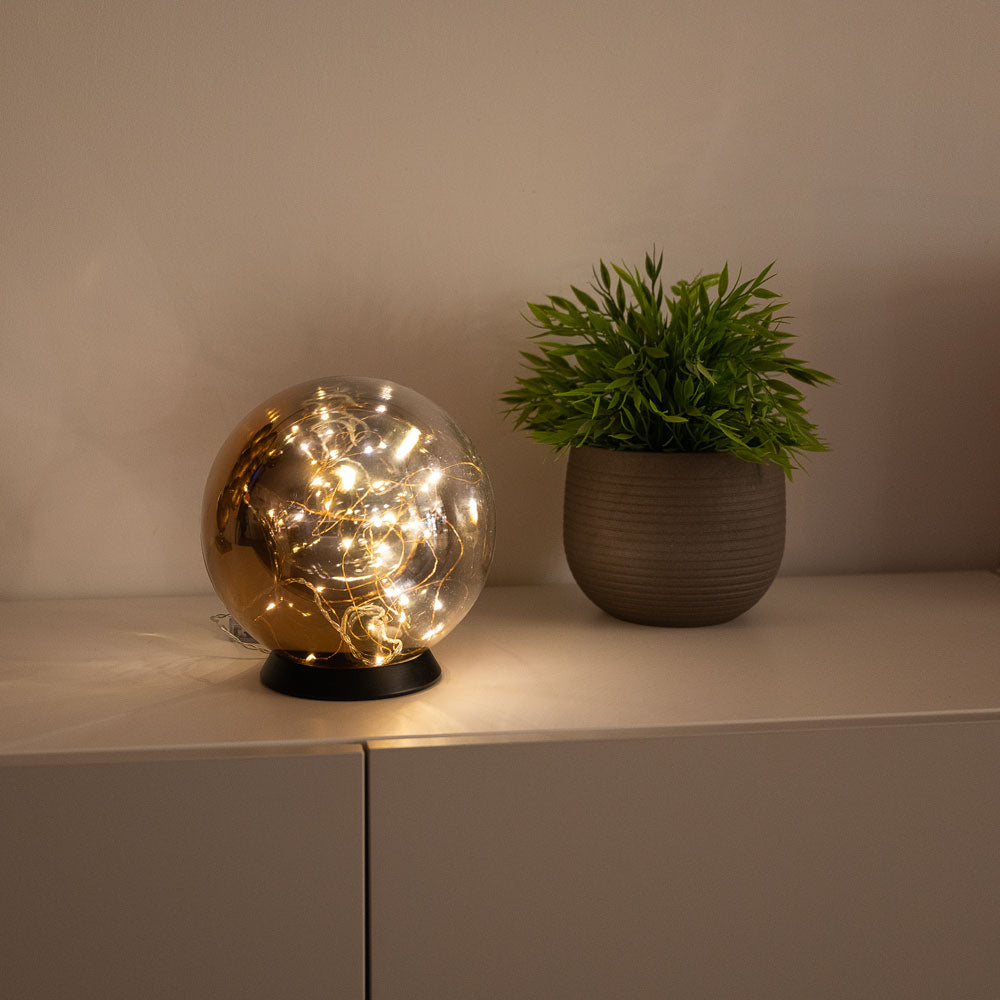 s.luce Orb LED decoratieve lamp glazen bol ornament