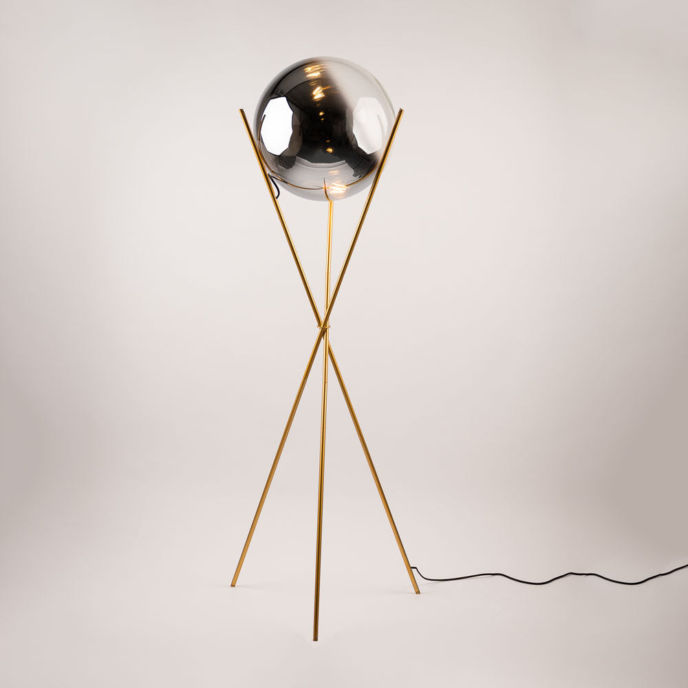 Orb Tripod glass ball floor lamp tripod 160cm