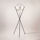 s.luce Orb Axis Boule de verre Lampadaire tripode 160cm