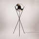 s.luce Orb Axis Boule de verre Lampadaire tripode 160cm