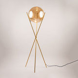 Orb Tripod glass ball floor lamp tripod 160cm