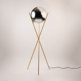 Orb Tripod glass ball floor lamp tripod 160cm