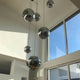 s.luce Orb XL lampe de galerie à 8 flammes avec baldaquin Modular