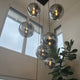 s.luce Orb XL lampe de galerie à 8 flammes avec baldaquin Modular