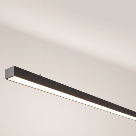 s.luce Oris LED linear light office pendant lamp XL made to measure 4000K in modern design hanging.