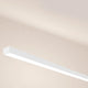 s.luce Oris LED-Linienleuchte Büro-Pendellampe XL nach Maß 4000K, schlichte weiße Pendelleuchte für moderne Büros.