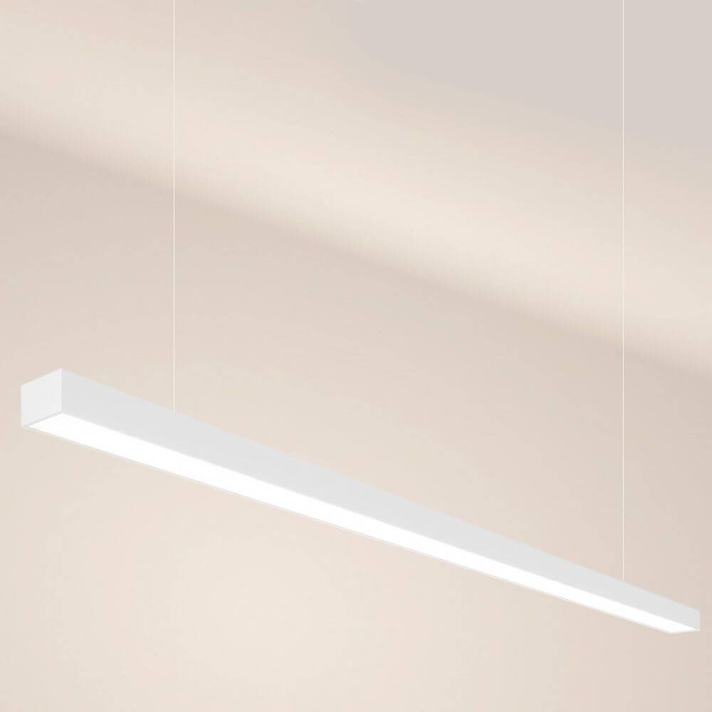 s.luce Oris LED-Linienleuchte Büro-Pendellampe XL nach Maß 4000K in elegantem Design