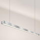 s.luce Oris LED-Linienleuchte Büro-Pendellampe XL nach Maß 4000K in modernem Design, schmal und elegant.