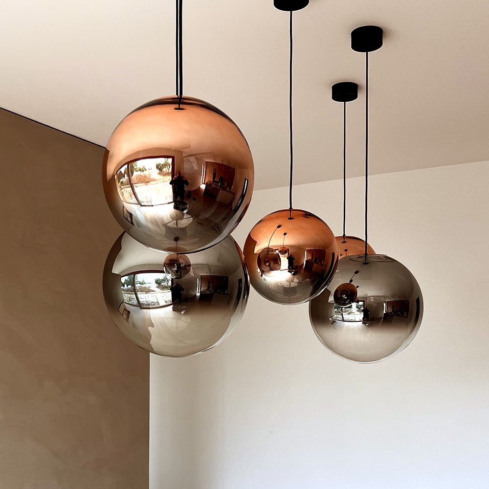 s.luce Progress Pendelleuchte Glas mit Farbverlauf