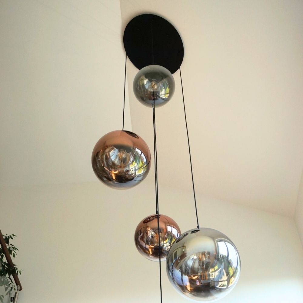 s.luce Progress Pendelleuchte Glas mit Farbverlauf