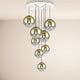 s.luce Progress XL 8-light gallery light with modular canopy