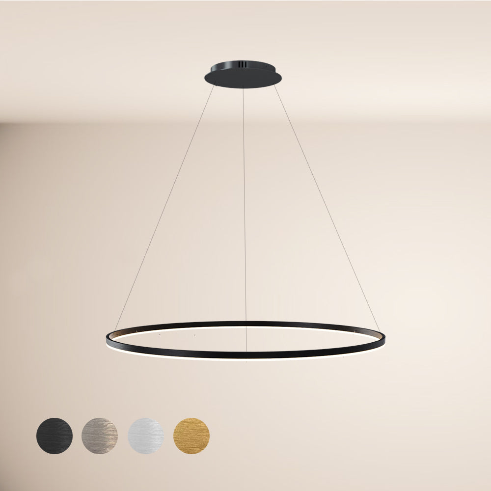 LED ring hanging light Ø 120cm