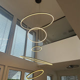 LED ring hanging light Ø 120cm