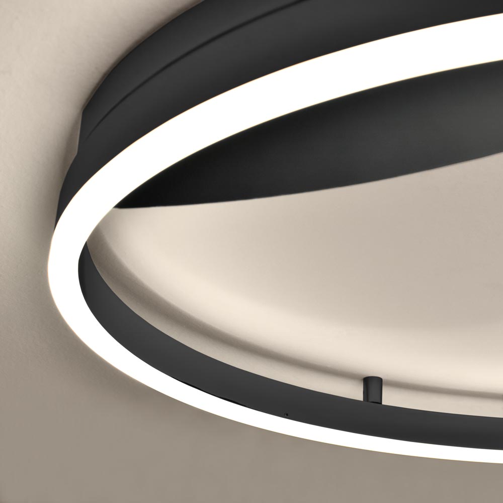 LED Ring Wandlampe & Deckenleuchte Dimmbar modern rund