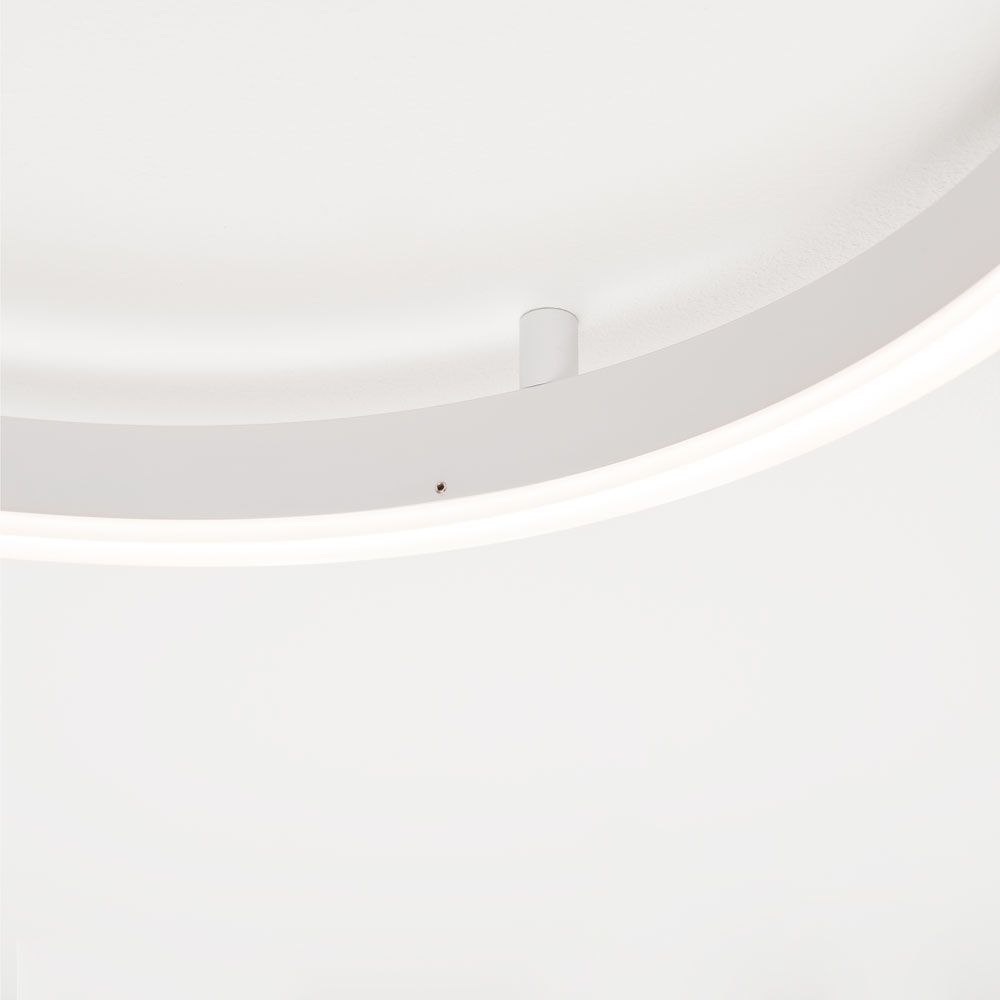 s.luce Lampada da parete e plafoniera ad anello LED dimmerabile moderna rotonda