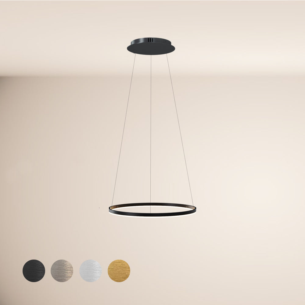 Lampada appesa ad anello a led Ø 60 cm