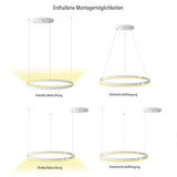 s.luce LED ring hanglamp rond direct of indirect