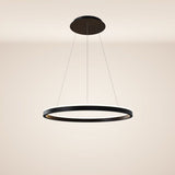 s.luce LED ring pendant light round direct or indirect