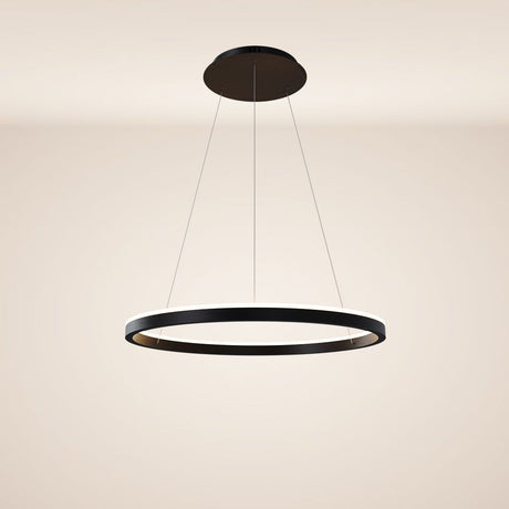 s.luce Lampada a sospensione ad anello a LED rotondo o indiretto