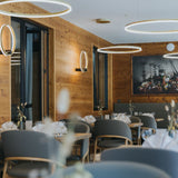 s.luce LED ring hanging lamp Ø 80cm