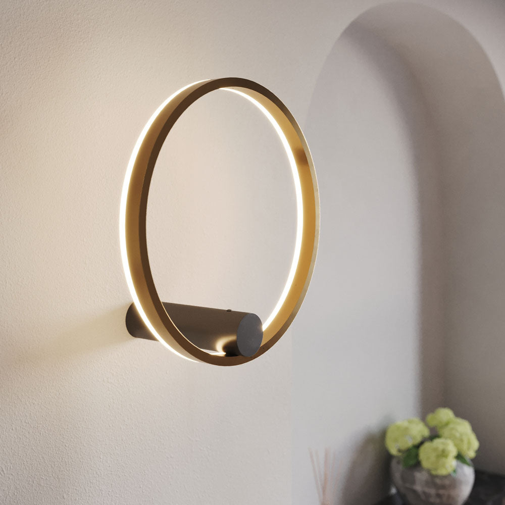 s.luce Ring Air LED wand- & plafondlamp Ø 40cm rond indirect