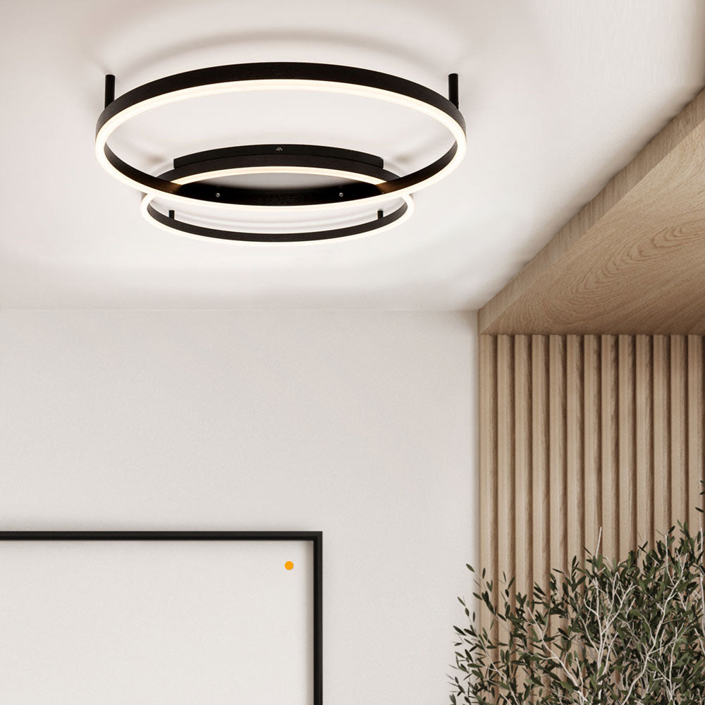 s.luce Ring LED plafondlamp 2-lichts