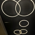 s.luce Ring Deckenleuchte 2-flammig mit minimalistischem Design und modernster LED-Technik.