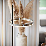 Ring LED floor lamp Ø 40cm direct &amp; indirect