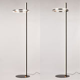 Ring LED floor lamp Ø 40cm direct &amp; indirect