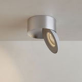 Santa Neo LED-Deckenstrahler schwenkbar & dimmbar  s.luce Aluminium/Weiß Extra Warmweiß (2700K) 