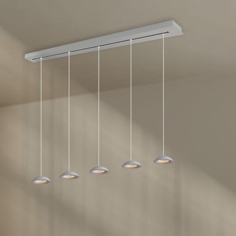 s.luce Santa Air LED-spisebordspendel med 5 lys 160 cm
