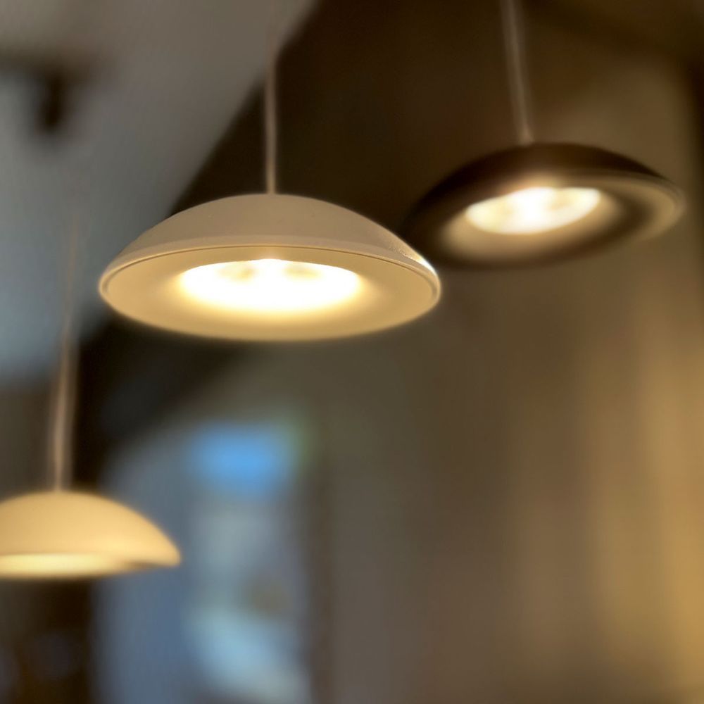 s.luce Santa Air LED-spisebordspendel med 5 lys 160 cm
