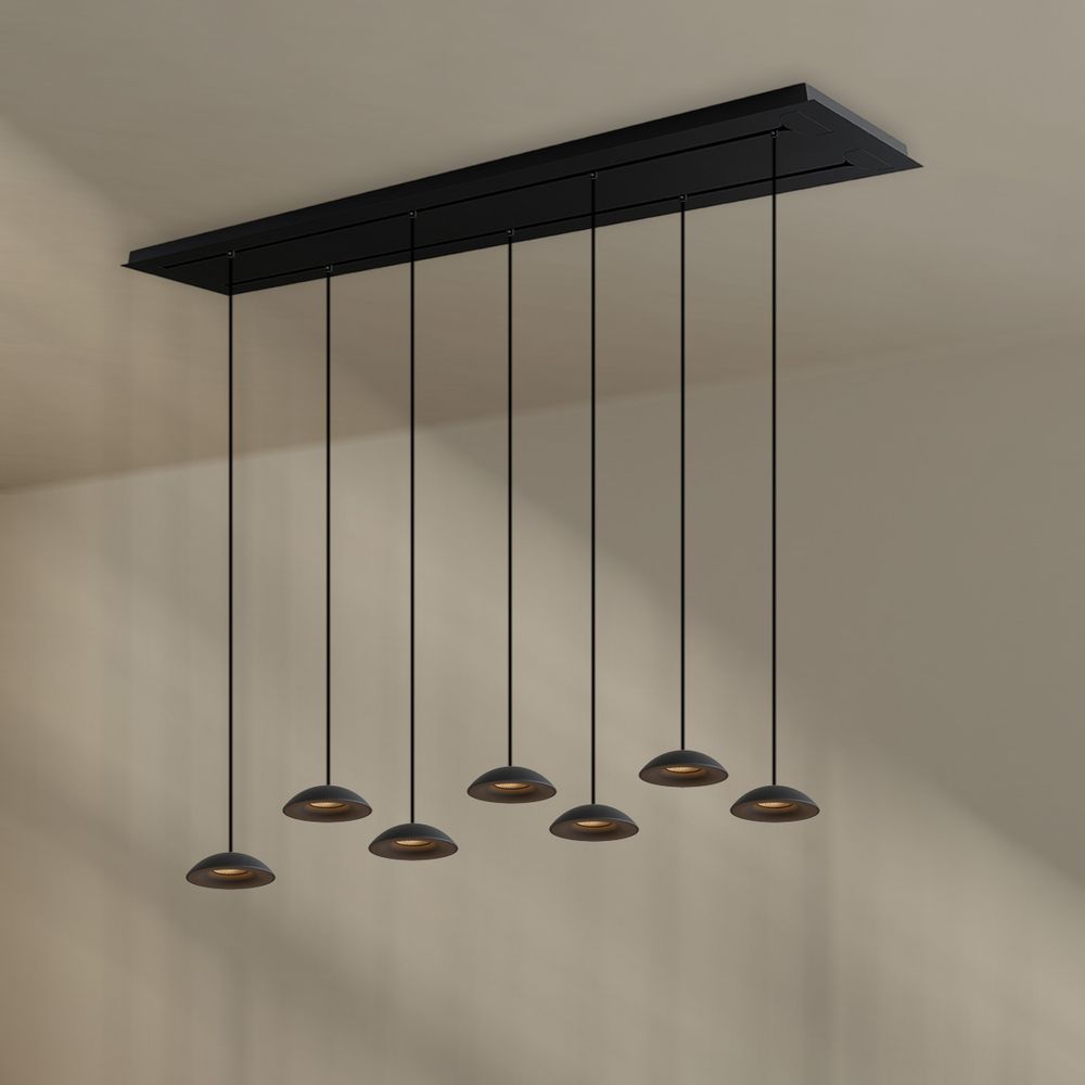 s.luce Santa Air LED-spisebordspendel 8-lys 160cm 2-rækket