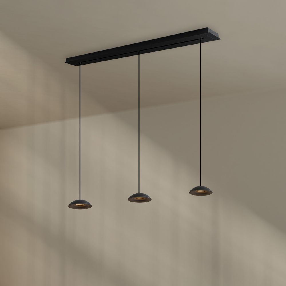 s.luce Santa Air LED-spisestuependel med 3 lys 120 cm