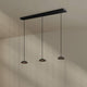 s.luce Santa Air LED Esszimmer-Pendelleuchte 3-flammig 120cm
